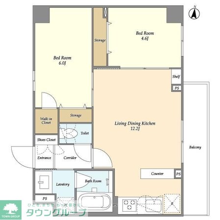 CREATIF 日暮里の物件間取画像